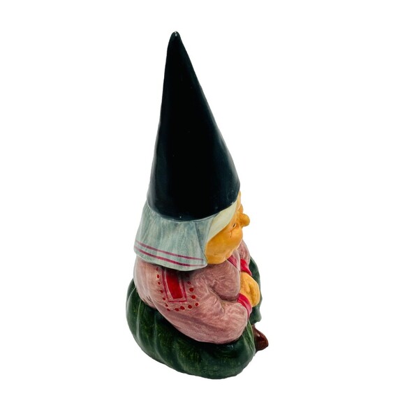 Vintage Unieboek Gorham Gnome Lady Coin Bank 1979 with Original Stopper - Picture 2 of 9